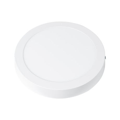Εξωτερικό LED Panel Φ22cm 20W 2120lm 120° AC 220-240V IP20 Φ22.2 x Υ3cm Φυσικό Λευκό 4500K