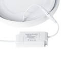 Εξωτερικό LED Panel Φ22cm 20W 2060lm 120° AC 220-240V IP20 Φ22.2 x Υ3cm Θερμό Λευκό 2700K