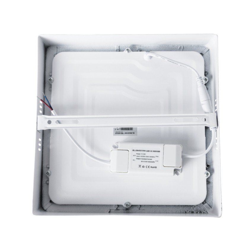 Εξωτερικό LED Panel 22x22cm 20W 2120lm 120° AC 220-240V IP20 Μ22 x Π22 x Υ3cm Φυσικό Λευκό 4500K