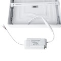 GLOBOSTAR® PANELO  Panel Οροφής LED 20W 1900lm 120° AC 220-240V IP20 Φυσικό Λευκό 4500K - Lumileds SMD Chip & TÜV SÜD Driver - Λευκό Γαλακτερό - Μ22 x Π22 x Υ3cm / Q20 x 20cm