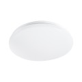 GLOBOSTAR® CELANO  Φωτιστικό Πλαφονιέρα Οροφής LED 20W 2000lm 120° AC 220-240V Αδιάβροχο IP54 Ψυχρό Λευκό 6000K - Lumileds SMD Chip - Λευκό Γαλακτερό - Μ26 x Π26 x Υ6cm