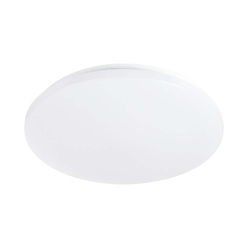 GLOBOSTAR® CELANO  Φωτιστικό Πλαφονιέρα Οροφής LED 30W 2850lm 120° AC 220-240V Αδιάβροχο IP54 Φυσικό Λευκό 4500K - Lumileds SMD Chip - Λευκό Γαλακτερό - Μ33 x Π33 x Υ6cm