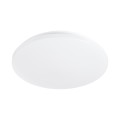 GLOBOSTAR® CELANO  Φωτιστικό Πλαφονιέρα Οροφής LED 30W 2700lm 120° AC 220-240V Αδιάβροχο IP54 Θερμό Λευκό 2700K - Lumileds SMD Chip - Λευκό Γαλακτερό - Μ33 x Π33 x Υ6cm