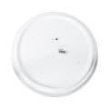 GLOBOSTAR® CELANO  Φωτιστικό Πλαφονιέρα Οροφής LED 30W 2700lm 120° AC 220-240V Αδιάβροχο IP54 Θερμό Λευκό 2700K - Lumileds SMD Chip - Λευκό Γαλακτερό - Μ33 x Π33 x Υ6cm