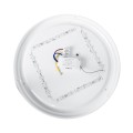 GLOBOSTAR® CELANO  Φωτιστικό Πλαφονιέρα Οροφής LED 30W 2700lm 120° AC 220-240V Αδιάβροχο IP54 Θερμό Λευκό 2700K - Lumileds SMD Chip - Λευκό Γαλακτερό - Μ33 x Π33 x Υ6cm