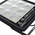 GLOBOSTAR® TITAN  Προβολέας για Γήπεδα Tennis & Ποδοσφαίρου 5x5 LED 540W 67500lm 60°x90° AC 220-240V Αδιάβροχο IP67 Φυσικό Λευκό 5000K - Lumileds SMD Chip  - Μαύρο Ματ - Μ38 x Π8 x Υ42cm