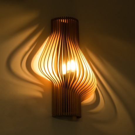 GLOBOSTAR® MIHIRO  Boho Φωτιστικό Τοίχου - Απλίκα με Ντουί 1 x E27 AC 220-240V IP20 - Μπεζ - Μ25 x Π13 x Υ40cm