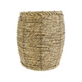 Τεχνητός Κήπος THASSOS  Διακοσμητικό Πλεκτό Καλάθι - Κασπώ Γλάστρα -  Μπεζ Φ18 x Υ24cm