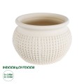 Τεχνητός Κήπος MORELIA  Διακοσμητικό Κεραμικό Κασπώ Γλάστρα -  Μπεζ Φ19 x Υ13cm