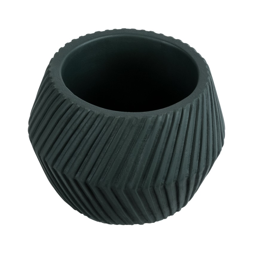 Τεχνητός Κήπος BARBADOS Διακοσμητικό Κεραμικό Κασπώ Γλάστρα - Μαύρο Φ11 x Υ8.5cm Τεχνητός Κήπος BARBADOS Διακοσμητικό Κεραμικό Κασπώ Γλάστρα - Μαύρο Φ11 x Υ8.5cm