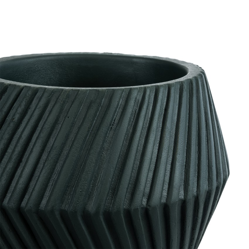 Τεχνητός Κήπος BARBADOS Διακοσμητικό Κεραμικό Κασπώ Γλάστρα - Μαύρο Φ11 x Υ8.5cm Τεχνητός Κήπος BARBADOS Διακοσμητικό Κεραμικό Κασπώ Γλάστρα - Μαύρο Φ11 x Υ8.5cm