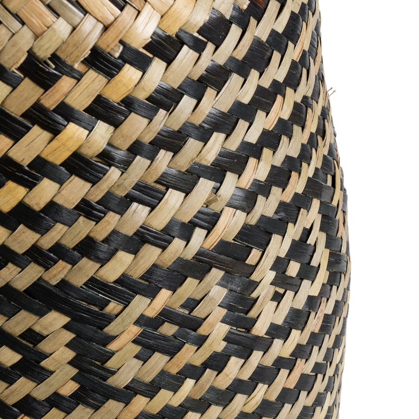 Τεχνητός Κήπος INDIANA Διακοσμητικό Πλεκτό Καλάθι - Κασπώ Γλάστρα - Καφέ με Μαύρο Φ19.5 x Υ26cm Τεχνητός Κήπος INDIANA Διακοσμητικό Πλεκτό Καλάθι - Κασπώ Γλάστρα - Καφέ με Μαύρο Φ19.5 x Υ26cm