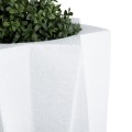Τεχνητός Κήπος PADOVA  Επιδαπέδιο Πολυεστερικό Τσιμεντένιο Κασπώ Γλάστρα -  Λευκό Φ46 x Υ67cm