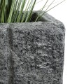 Τεχνητός Κήπος PELLEGRINO  Επιδαπέδιο Πολυεστερικό Τσιμεντένιο Κασπώ Γλάστρα -  Γκρι Μ100 x Π31 x Υ60cm