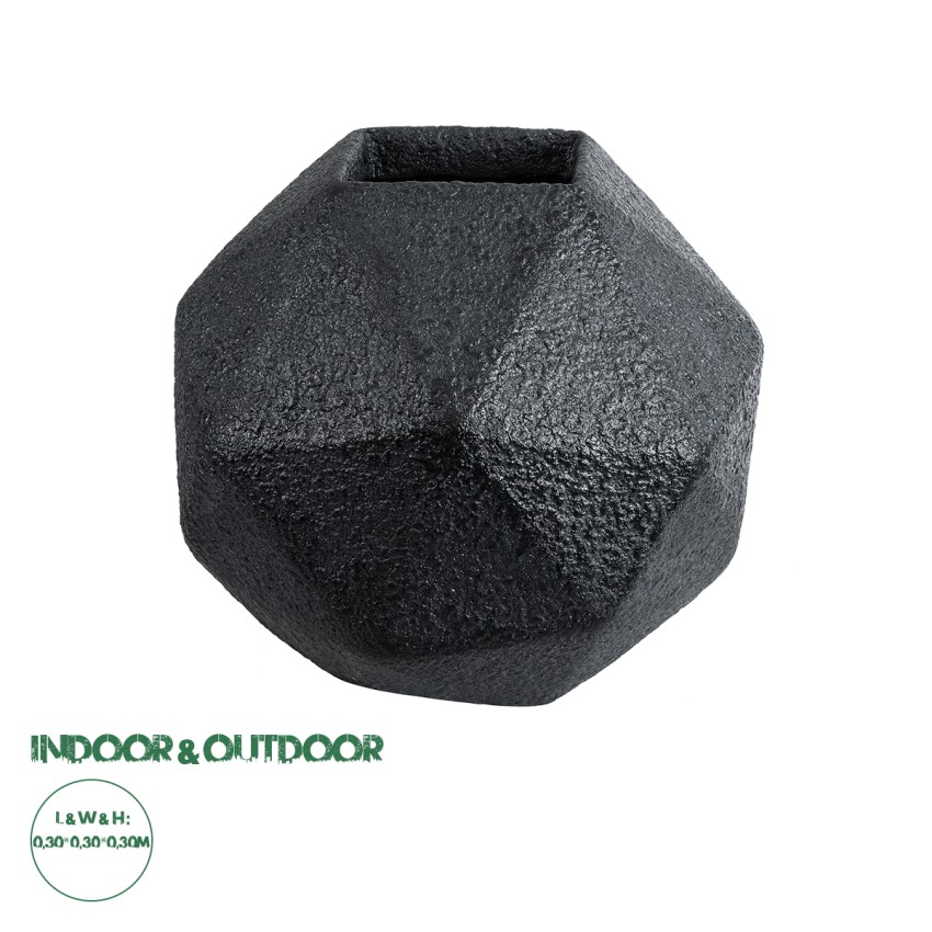 Τεχνητός Κήπος CARNABY Επιδαπέδιο Πολυεστερικό Τσιμεντένιο Κασπώ Γλάστρα - Μαύρο Μ30 x Π30 x Υ30cm Τεχνητός Κήπος CARNABY Επιδαπέδιο Πολυεστερικό Τσιμεντένιο Κασπώ Γλάστρα - Μαύρο Μ30 x Π30 x Υ30cm
