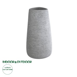 Τεχνητός Κήπος OXFORD  Επιδαπέδιο Πολυεστερικό Τσιμεντένιο Κασπώ Γλάστρα -  Γκρι Μ45 x Π49 x Υ90cm