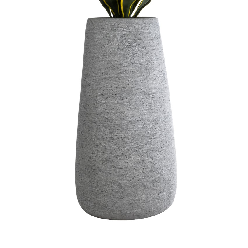 Τεχνητός Κήπος OXFORD  Επιδαπέδιο Πολυεστερικό Τσιμεντένιο Κασπώ Γλάστρα -  Γκρι Μ45 x Π49 x Υ90cm