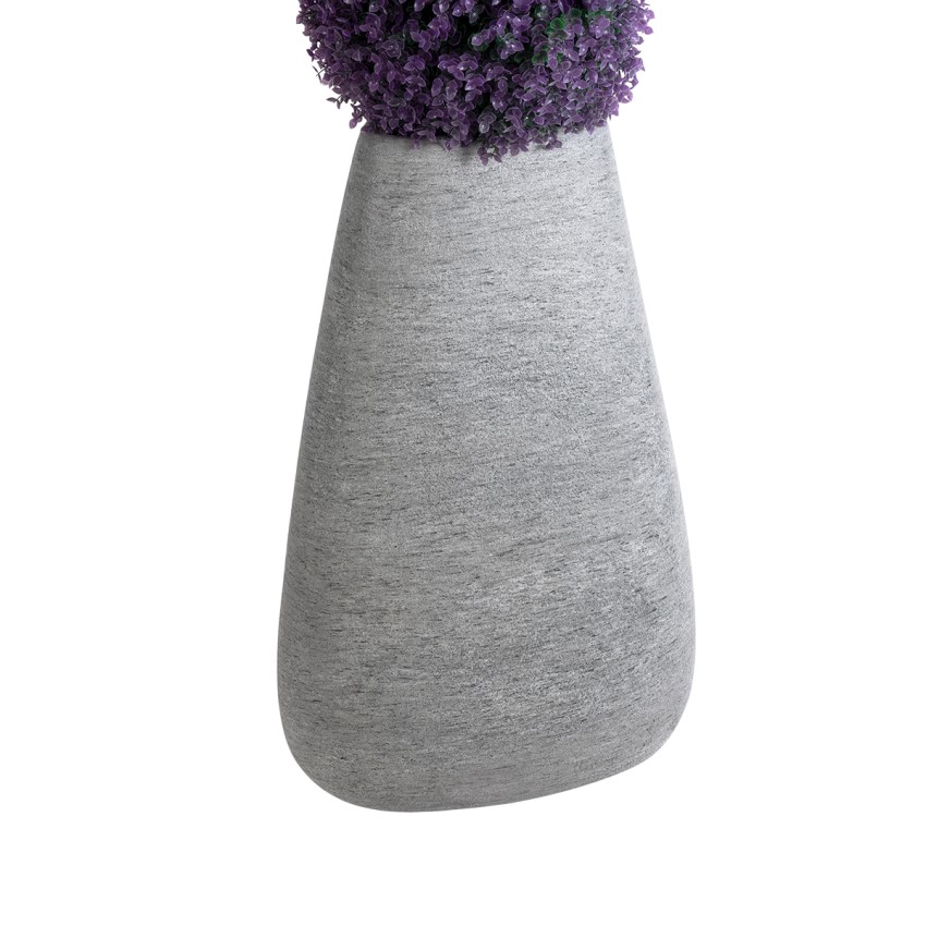 Τεχνητός Κήπος OXFORD  Επιδαπέδιο Πολυεστερικό Τσιμεντένιο Κασπώ Γλάστρα -  Γκρι Μ45 x Π40 x Υ72cm