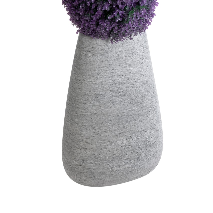 Τεχνητός Κήπος OXFORD  Επιδαπέδιο Πολυεστερικό Τσιμεντένιο Κασπώ Γλάστρα -  Γκρι Μ45 x Π40 x Υ72cm