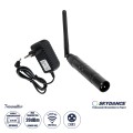 GLOBOSTAR® SKYDANCE-DM-WT  DMX512 Ασύρματος Πομπός RF 2.4Ghz ISM GFSK 20dBm 400m Αρσενικό XLR3 DC 5V IP20 - Μ1.9 x Π1.9 x Υ22cm