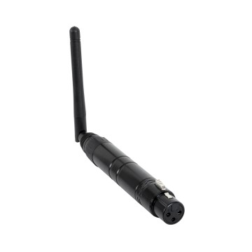 GLOBOSTAR® SKYDANCE-DM-WR  DMX512 Ασύρματος Δέκτης RF 2.4Ghz ISM GFSK 20dBm 400m Θηλυκό XLR3 DC 5V IP20 - Μ1.9 x Π1.9 x Υ22cm