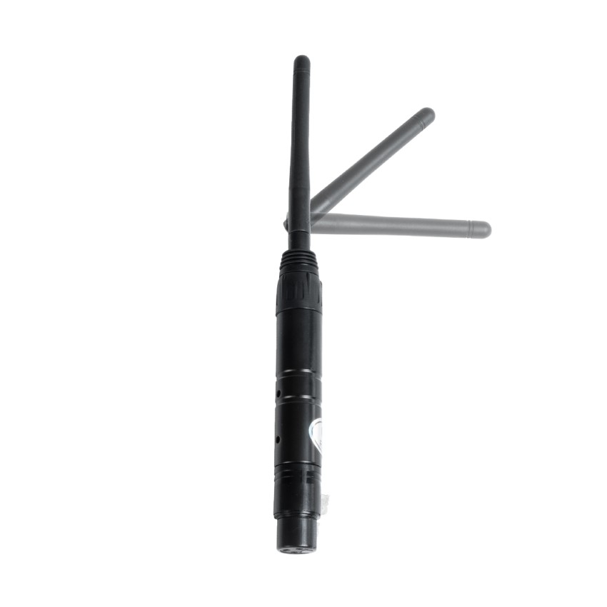 GLOBOSTAR® SKYDANCE-DM-WR  DMX512 Ασύρματος Δέκτης RF 2.4Ghz ISM GFSK 20dBm 400m Θηλυκό XLR3 DC 5V IP20 - Μ1.9 x Π1.9 x Υ22cm
