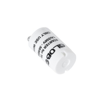 Starter για Λάμπες LED Τύπου Φθορισμού T8 G13 Θερμοπλαστικό Max 1A AC 250V IP20 Φ2 x Μ3.8cm