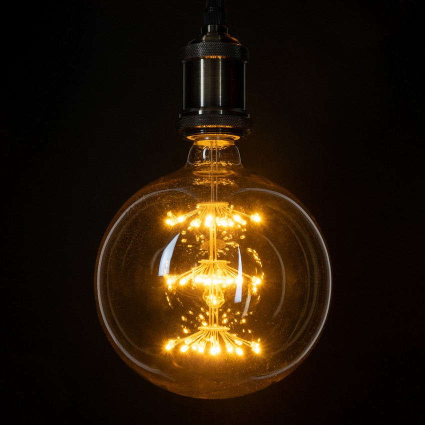 Λάμπα LED MTX Diode HP E27 BLL150 MTX BALLOON Γλόμπος 1.6W 140lm 360° AC 220-240V IP20 Φ15 x Υ19.5cm Ultra Θερμό Λευκό 2200K με Μελί Γυαλί
