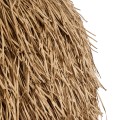 GUADELOUPE  Boho Κρεμαστό Φωτιστικό Πλέγμα Μονόφωτο 1 x E27 IP20 Μπεζ Ράφια - Μ120 x Π120 x Υ100cm