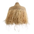 PORTOFERRAIO  Boho Κρεμαστό Φωτιστικό Πλέγμα Μονόφωτο 1 x E27 IP20 Μπεζ Ράφια - Μ80 x Π80 x Υ120cm