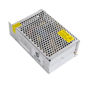 GLOBOSTAR® LUMIVOLT  Τροφοδοτικό/Μετασχηματιστής PELV 200W 8.3A DC 24V IP20 - AC 220-240V σε DC 24V / Ρυθμιζόμενo από DC 22.5V έως DC 25.5V - Μ16 x Π10 x Υ5cm