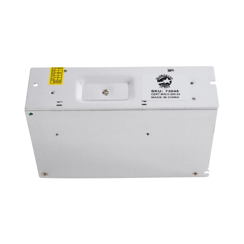 GLOBOSTAR® LUMIVOLT  Τροφοδοτικό/Μετασχηματιστής PELV 200W 8.3A DC 24V IP20 - AC 220-240V σε DC 24V / Ρυθμιζόμενo από DC 22.5V έως DC 25.5V - Μ16 x Π10 x Υ5cm GLOBOSTAR® LUMIVOLT  Τροφοδοτικό/Μετασχηματιστής PELV 200W 8.3A DC 24V IP20 - AC 220-240V σε DC 24V / Ρυθμιζόμενo από DC 22.5V έως DC 25.5V - Μ16 x Π10 x Υ5cm
