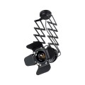 GLOBOSTAR® BROADWAY  Vintage Φωτιστικό Οροφής με Ντουί 1 x E27 AC 220-240V IP20 - Μαύρο - Μ28 x Π25 x Υ100cm
