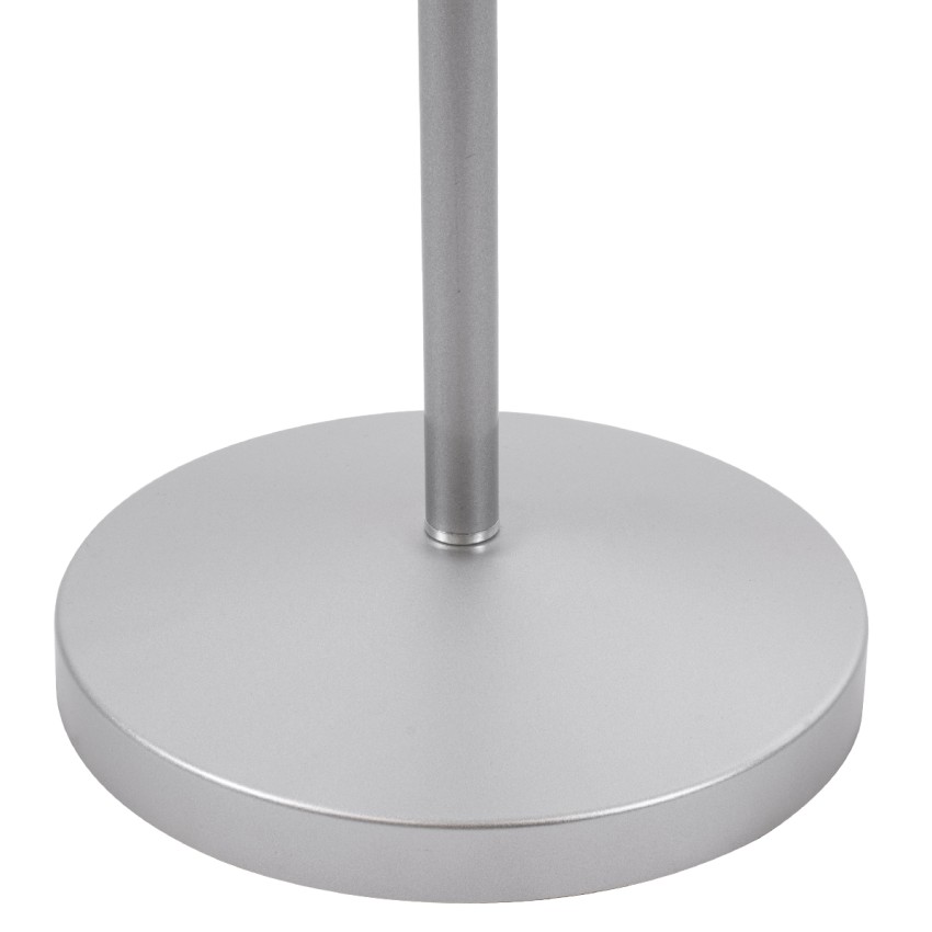 GLOBOSTAR® AUDREY  Vintage Επιδαπέδιο Φωτιστικό με Ντουί 1 x E27 AC 220-240V IP20 - Ασημί - Μ15 x Π15 x Υ190cm