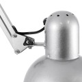 GLOBOSTAR® AUDREY  Vintage Επιδαπέδιο Φωτιστικό με Ντουί 1 x E27 AC 220-240V IP20 - Ασημί - Μ15 x Π15 x Υ190cm