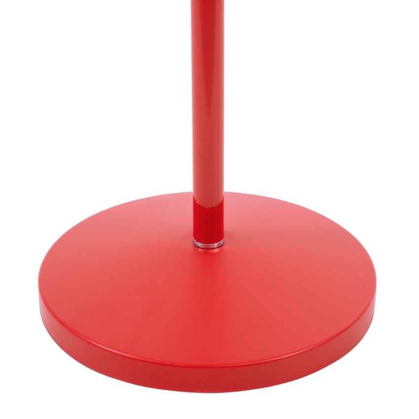 GLOBOSTAR® AUDREY  Vintage Επιδαπέδιο Φωτιστικό με Ντουί 1 x E27 AC 220-240V IP20 - Κόκκινο - Μ15 x Π15 x Υ190cm