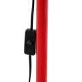 GLOBOSTAR® AUDREY  Vintage Επιδαπέδιο Φωτιστικό με Ντουί 1 x E27 AC 220-240V IP20 - Κόκκινο - Μ15 x Π15 x Υ190cm