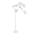GLOBOSTAR® AUDREY  Vintage Επιδαπέδιο Φωτιστικό με Ντουί 1 x E27 AC 220-240V IP20 - Λευκό - Μ15 x Π15 x Υ190cm