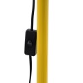 GLOBOSTAR® AUDREY  Μοντέρνο Επιδαπέδιο Φωτιστικό με Ντουί 1 x E27 AC 220-240V IP20 - Κίτρινο - Μ15 x Π15 x Υ190cm