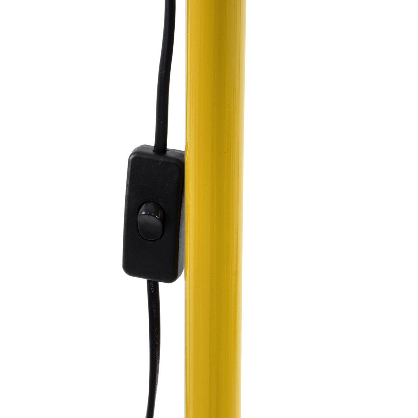 GLOBOSTAR® AUDREY  Μοντέρνο Επιδαπέδιο Φωτιστικό με Ντουί 1 x E27 AC 220-240V IP20 - Κίτρινο - Μ15 x Π15 x Υ190cm