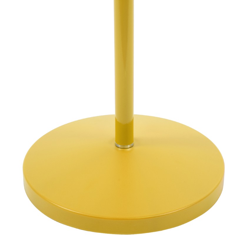 GLOBOSTAR® AUDREY  Μοντέρνο Επιδαπέδιο Φωτιστικό με Ντουί 1 x E27 AC 220-240V IP20 - Κίτρινο - Μ15 x Π15 x Υ190cm