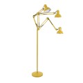 GLOBOSTAR® AUDREY  Μοντέρνο Επιδαπέδιο Φωτιστικό με Ντουί 1 x E27 AC 220-240V IP20 - Κίτρινο - Μ15 x Π15 x Υ190cm
