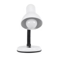 GLOBOSTAR® STUDENT  Μοντέρνο Επιτραπέζιο Φωτιστικό Πορτατίφ με Ντουί 1 x E27 AC 220-240V IP20 - Λευκό - Μ12 x Π12 x Υ32cm