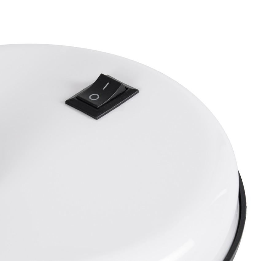 GLOBOSTAR® STUDENT  Μοντέρνο Επιτραπέζιο Φωτιστικό Πορτατίφ με Ντουί 1 x E27 AC 220-240V IP20 - Λευκό - Μ12 x Π12 x Υ32cm