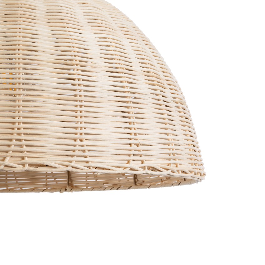 GLOBOSTAR® MONTANA  Boho Κρεμαστό Φωτιστικό Οροφής με Ντουί 1 x E27 AC 220-240V IP20 - Μπεζ - Μ50 x Π50 x Υ25cm