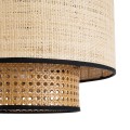 GLOBOSTAR® BRAVADO  Boho Κρεμαστό Φωτιστικό Οροφής με Ντουί 1 x E27 AC 220-240V IP20 - Μπεζ- Μ40 x Π40 x Υ35cm