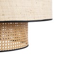 BRAVADO  Boho Κρεμαστό Φωτιστικό Πλέγμα Μονόφωτο 1 x E27 IP20 Καφέ & Μπεζ Ξύλο - Μ70 x Π70 x Υ58cm