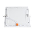 GLOBOSTAR® PANELO  Χωνευτό Panel Οροφής LED 20W 2180lm 120° AC 220-240V IP20 Ψυχρό Λευκό 6000K - Lumileds SMD Chip & TÜV SÜD Driver - Λευκό Γαλακτερό - Μ22.5 x Π22.5 x Υ1.9cm / Q20 x 20cm