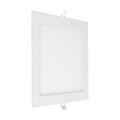 Χωνευτό LED Panel 20W 2060lm 120° AC 220-240V IP20 Μ22.5 x Π22.5 x Υ1.9cm Θερμό Λευκό 2700K