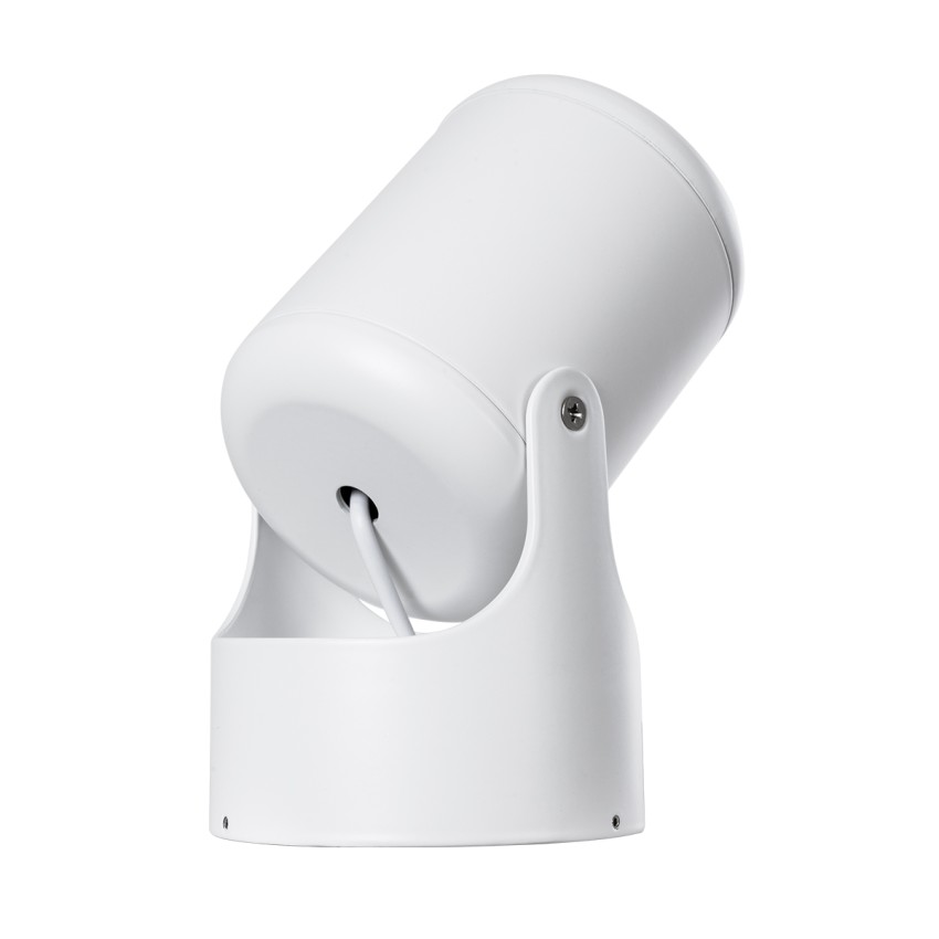 DETRONIC  Επιφανειακό Κινούμενο Spot Downlight LED 10W 1350lm 24° AC 220-240V IP20 Φ9cm x Υ16cm - Στρόγγυλο - Λευκό - Ψυχρό Λευκό 6000K - Bridgelux COB - TÜV Certified Driver